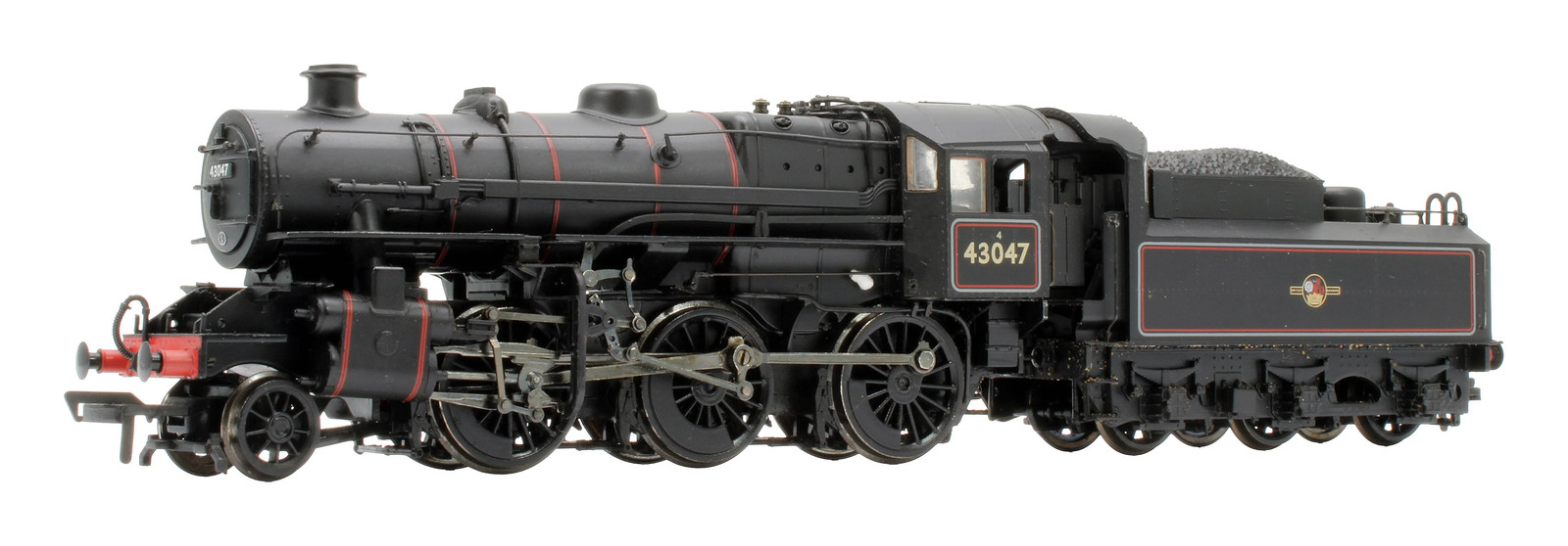 BACHMANN 'OO GAUGE' 32-576 BR LINED BLACK IVATT CLASS 4 MOGUL 43047 STEAM LOCO
