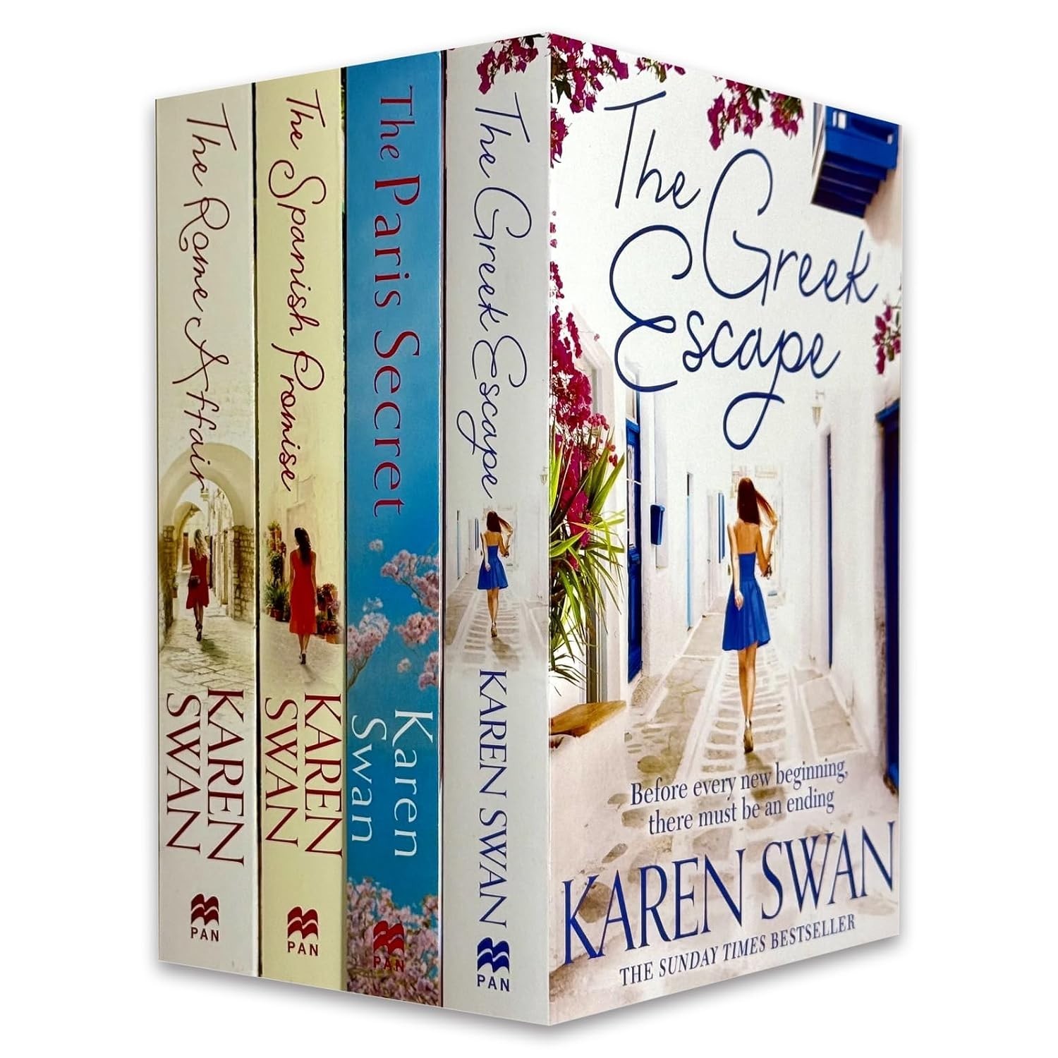Karen Swan Collection 4 Books Set Spanish Promise, Greek Escape, Paris Secret