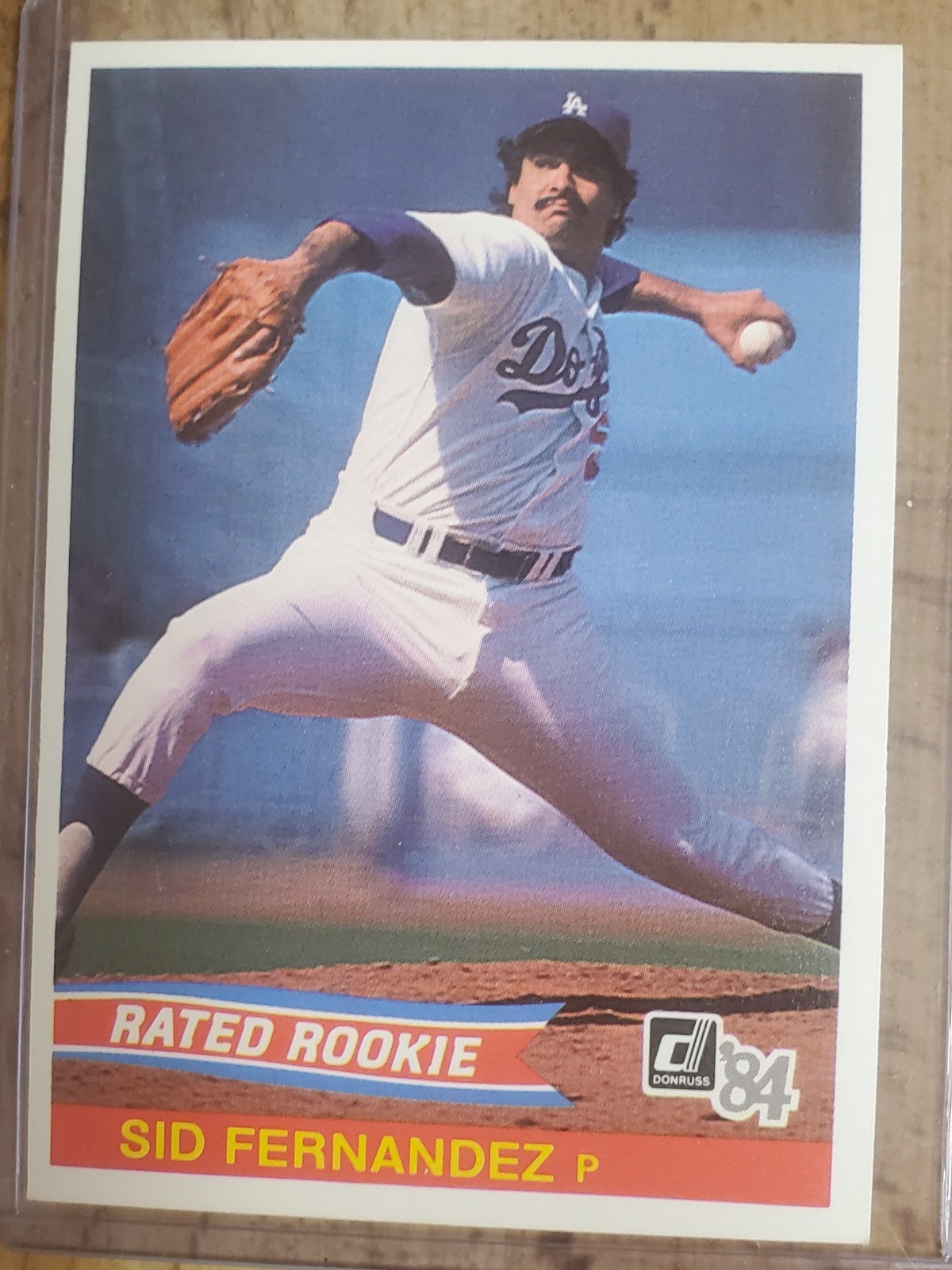 1984 Donruss Sid Fernandez #44 Los Angeles Dodgers Rookie RC