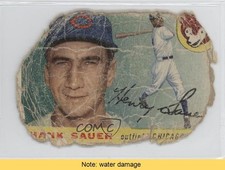 1955 Topps Hank Sauer #45 READ 5x8