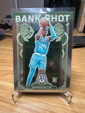 Brandon Miller 2023-24 Panini Mosaic Bank Shot RC #14 Hornets Rookie