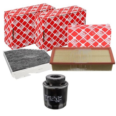 FEBI POLLEN- LUFT- ÖL-FILTER PAKET passend für VW Tiguan 5Nx