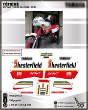 Adesivi XT 600 Z TENERE 3AJ 1988 -1991 grafiche/stickers/decals chesterf