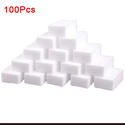 200Pcs Magic Sponge Eraser Melamine Washing Thick Remover Cleaning Foam Home