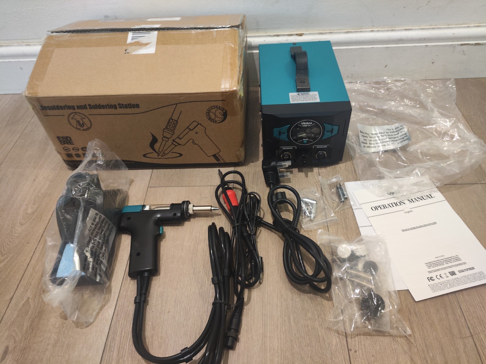 YIHUA 948D-III Soldering Iron Desoldering Station Kit with Upgraded Desoldering