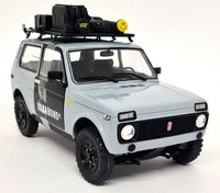 Solido 1/18 - Lada Niva Vlada 4X4 Grey 1980 Vagabund Diecast Model Car