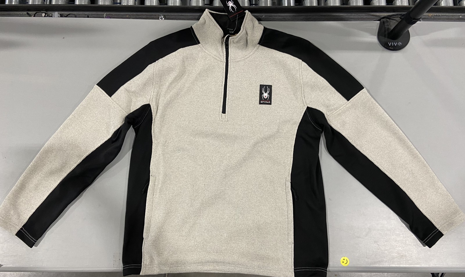 SPFGD083 МУЖСКОЙ ПУЛОВЕР SPYDER MENDOZA НА МОЛНИИ ОВСЯНЫЙ ВЕРЕСК РАЗМЕР X-LARGE 10290₽