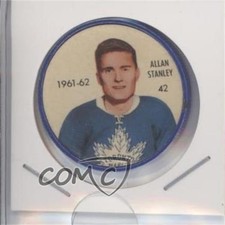 1961-62 Shirriff/Salada Coins Allan Stanley #42 HOF 0j49