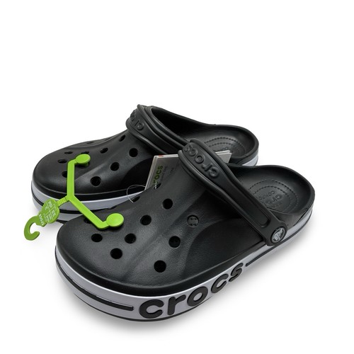 Crocs Bayaband Clog Unisex Damen US Größe 8 schwarz & weiß Komfort Schieber Sandale - Bild 2 von 10