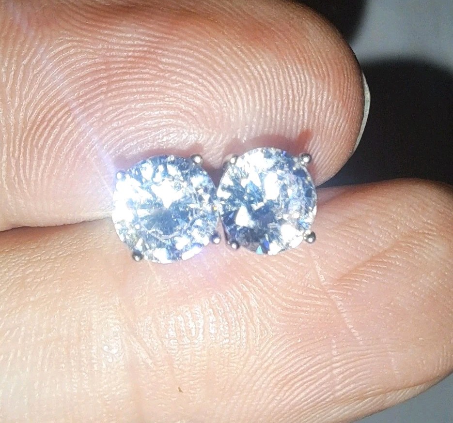 .75 Ct Simulated Diamond Solitaire Stud Earrings … - image 15