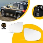 2x Front Heated Mirror for Glass Volkswagen Golf 2010-2014 Driver&Passenger Side