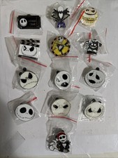 Disney Skellington Nightmare Before Christmas Pins  FREE NIGHTMARE lanyard 