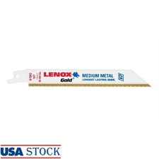 Bi-Metal Reciprocating Saw Blades 618GR Titanium Coated 18TPI Metal Cutting New