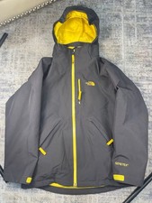 The North Face Jacket Boys Large Gray Shell Goretex Winter Full Zip Casual