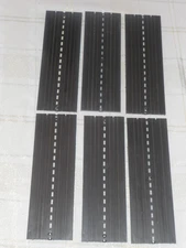 Vintage 1960s Aurora  9"  #1520 straight ho Slot Car Track (6 pcs)SUPER NICE