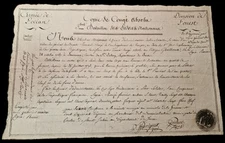 Document Armee De L’océan Copie De Conge Port Solidor ( Saint Servan Lille Et...