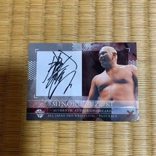 Minoru Suzuki  Ficial Autographed Pr Essional Wrestling Card   To 100 Pieces