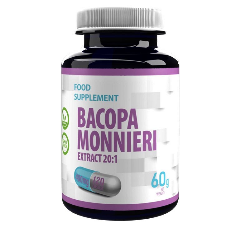 Bacopa Monnieri Extract 120 Vegan Capsules Brain, Memory & Cognitive Support