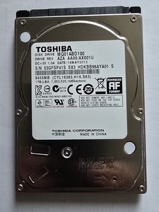 Toshiba MQ01ABD100 5400RPM 2.5-Inch SATA Hard Disk Drive