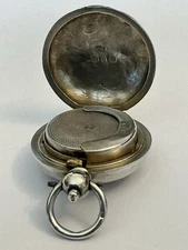 Lovely Victorian Solid Silver Sovereign Case by Henry Pope Birmingham 1898