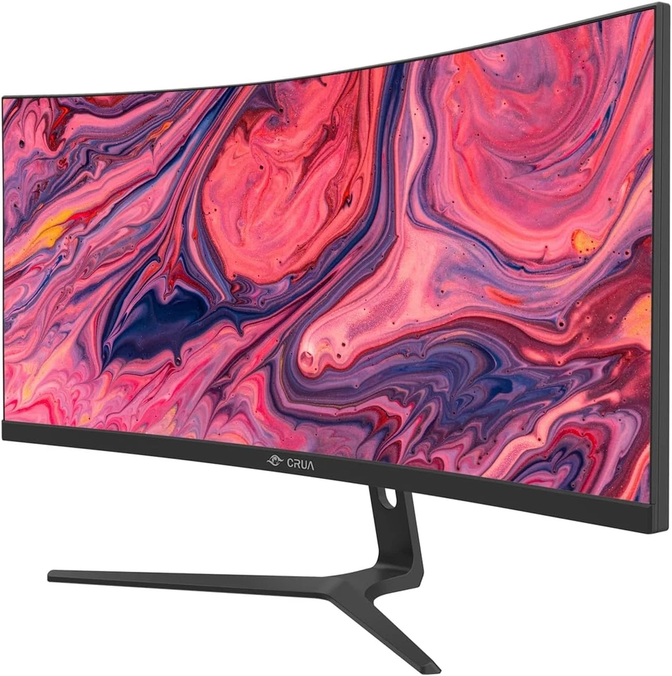 CRUA 30Inch Ultrawide Curved Monitor, 21:9 WFHD(2560x1080P) VA Computer Monitor, - Image 2 of 4