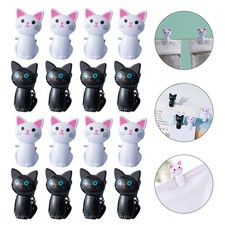  16pcs Asciugamani antivento clip in plastica dei cartoni animati clip anti-skid