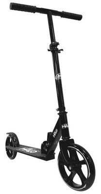 HALO Rise Above Supreme Big Wheel (8'') Scooter - Black - Adults and Kids