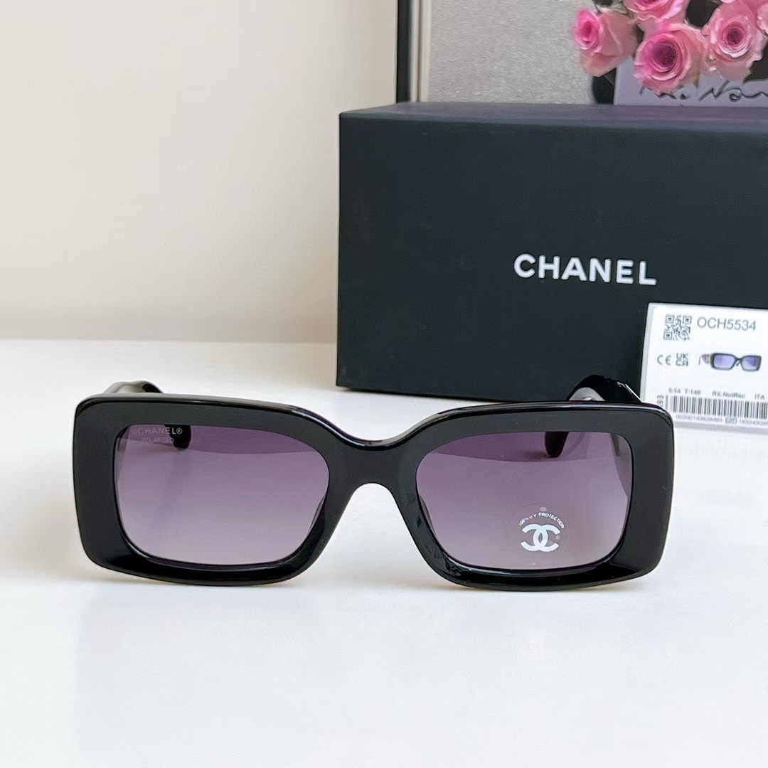 CHANELサングラス CH5344-A Chanel Jewel Tweed Sunglasses CH5534 Black Frame Polarized with