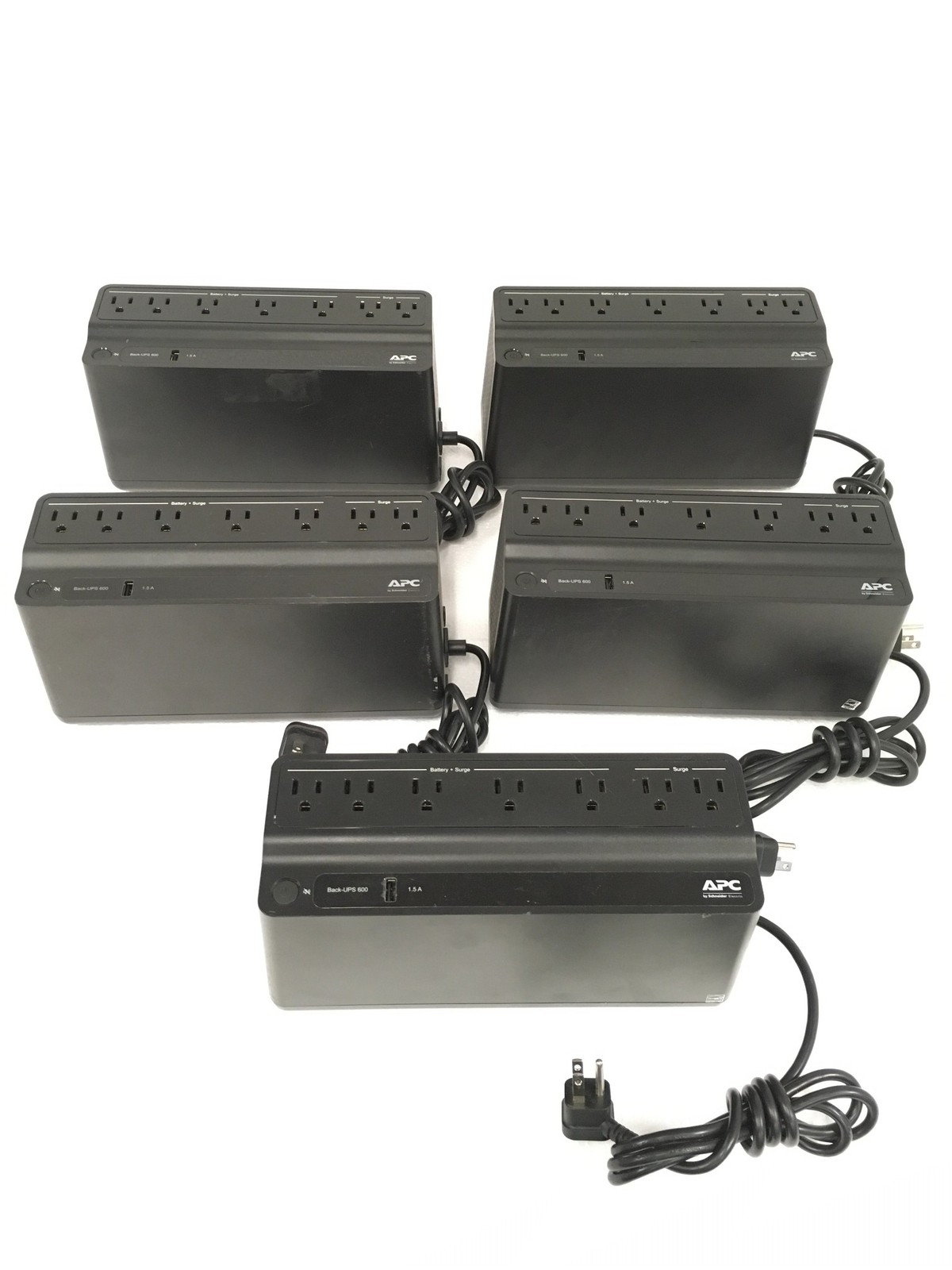 APC Back-Ups 600 - BE600M1 7-Outlet Uninterruptible Power Supply FREE SHIP, QTY