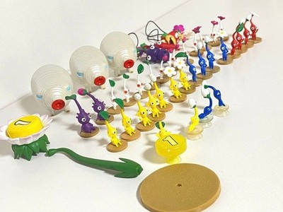Nintendo Pikmin Collection Figure Set of 41 Vintage 2004 Used from