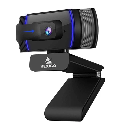 N930AF Webcam with Microphone for Desktop, Autofocus, Webcam for Laptop, Comp...