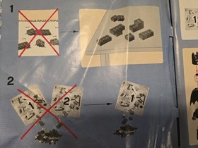 New w/o Box Vintage 2012 Lego Super Heros 6864 Batmobile Set &Instructions Book