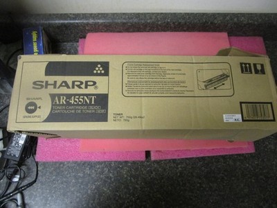 Sharp AR-455NT Black Toner Genuine New OEM - Damaged Box