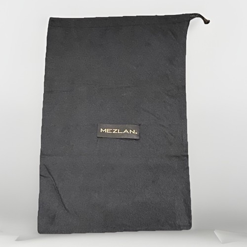 Mezlan Navy Drawstring Dust Bag Shoe Purse Storage Travel Protector 9.75x15