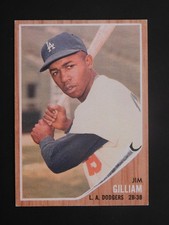 1962 Topps Baseball Card #486 Jim Gilliam (EX-MT)