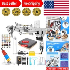 Rug Tufting Gun with Carpet Trimmer - Tufting Gun Starter Kit - 2 in 1 Cut Pi...