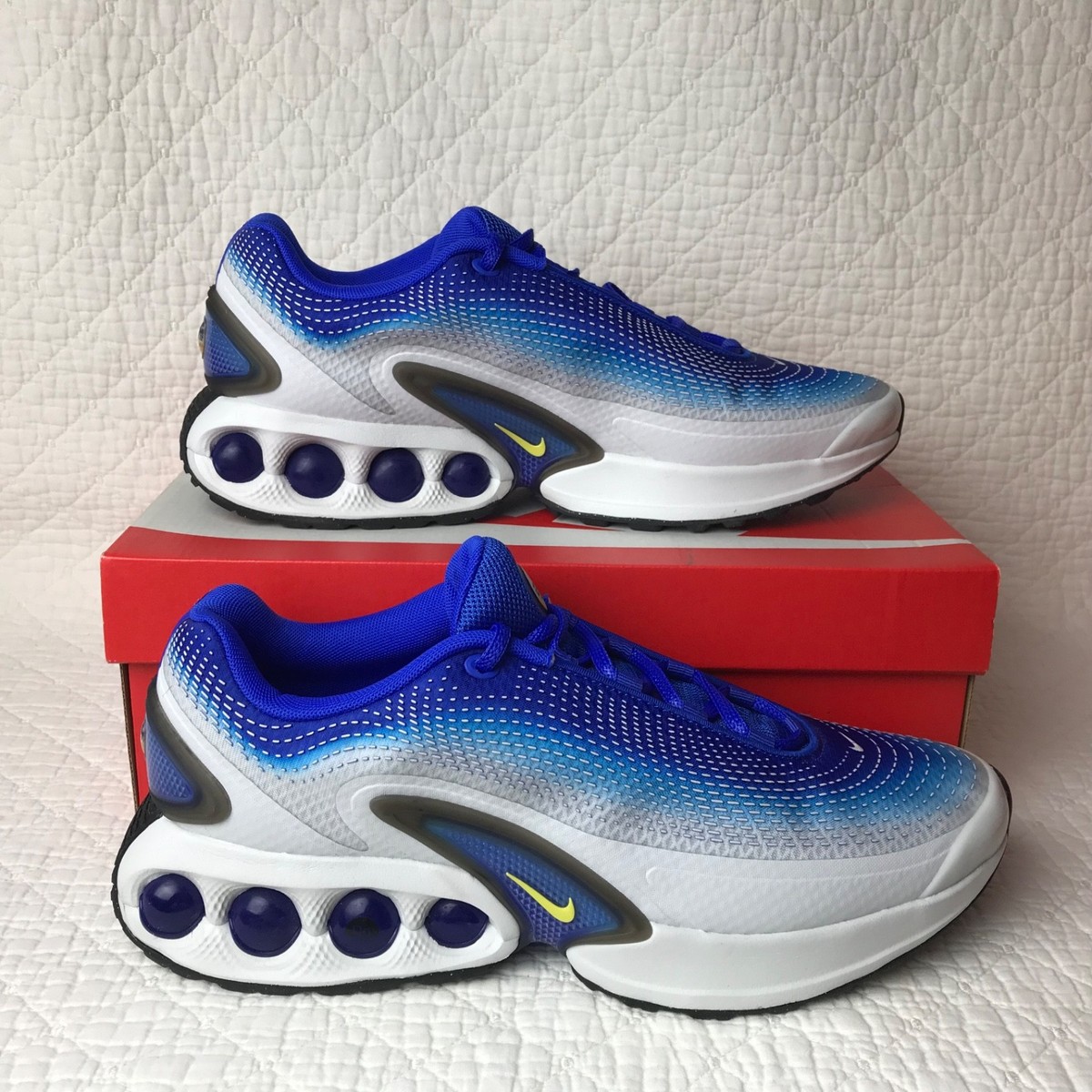 Air Max DN SE Men\'s Size 7 Racer Blue/Vibrant Yellow Running Shoes HF5531-400 Nike AIR MAX DN SE | HF5531-400 | AFEW STORE main image 4