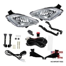 Left Driver and Right Passenger Sides Pair Fog Lights Assembly Replacement