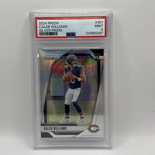 2024 Panini Prizm - Rookies Caleb Williams #301 Silver Prizm (RC) PSA 9