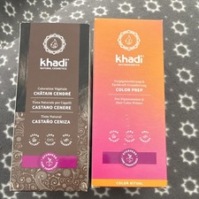 khadi Teinture capillaire végétale Châtain cendré Vegan Color Ritual + Prep