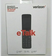 Verizon Wireless Freetel eTalk Prepaid Flip Phone(grey)