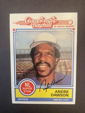 Andre Dawson 1984 Topps MiltonBradley #NNO