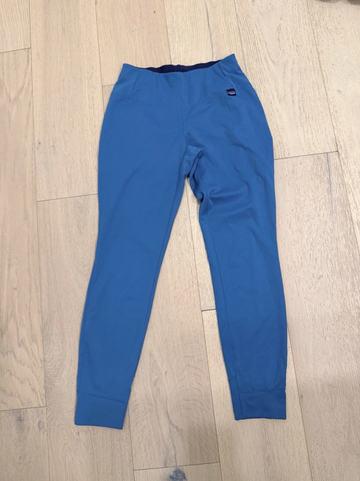 Patagonia Size XS Blue Capilene Performance Baselayer Pants Midweight Bottoms