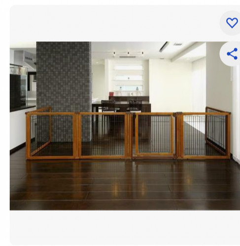 Richell Convertible Elite 6 Panel Pet Gate (2 sets) metal playpen included too!