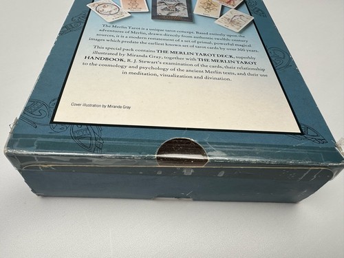 The Merlin Tarot Book & Cards by R J Stewart illustrated by Miranda Gray Used - Picture 14 of 16