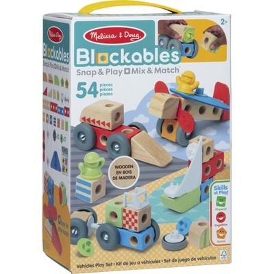 Spin Master Melissa & Doug - Blockables Fahrzeuge Spielset