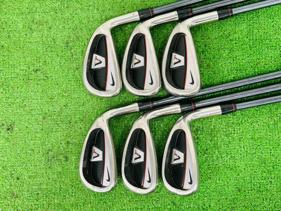 Nike Victory Red VR Iron Set 5-9+PW RH Diamana VR309i Regular Graphite G13894 - Image 2 of 4