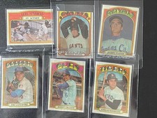 1972 CLOTH Topps TEST ISSUE RARE Lot of 6 Luis Aparicio & MORE