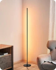 Floor Lamps for Living Room, Remote Control & Foot Switch Corner Floor Lamp, ...