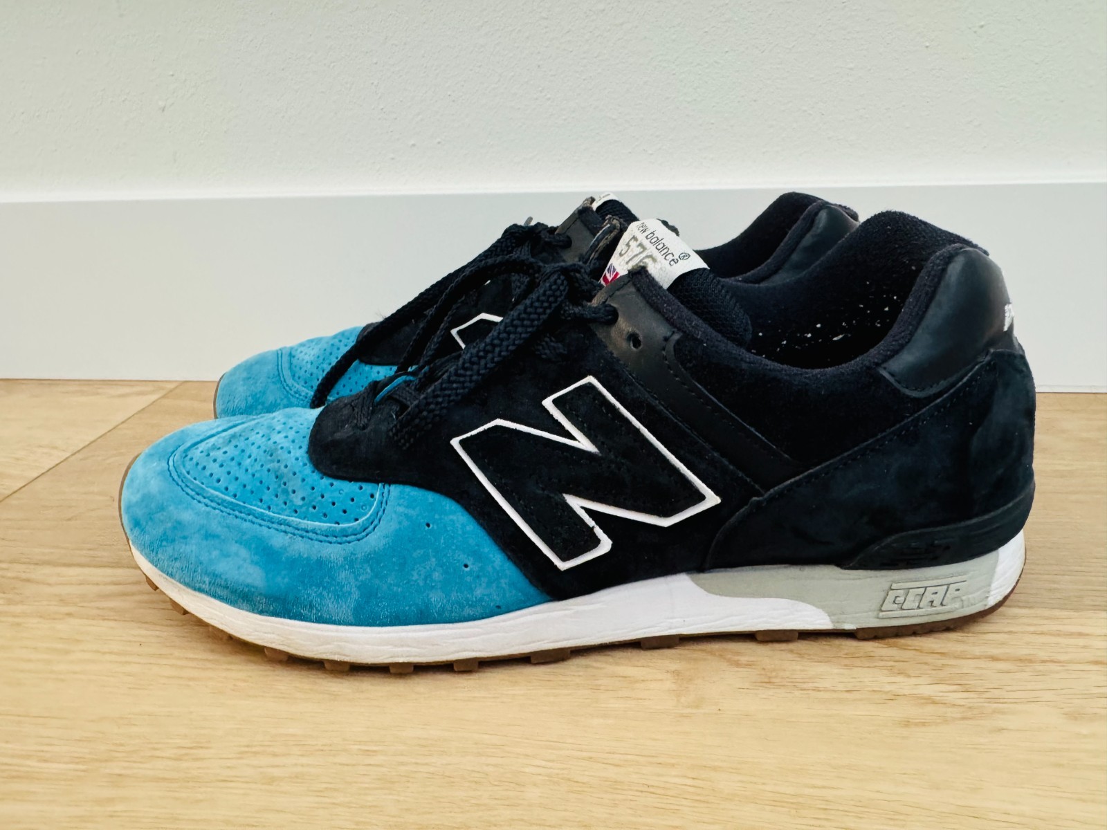 RARE New Balance 576 Made in England Navy Bolt Blue / 10.5 image 3